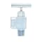 Pic Gauges Needle Valve, 1/2", MxFNPT, Angle, CS, 6K psi NV-CS-1/2-GS-90-MXF - alternate 2