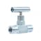 Pic Gauges Needle Valve, 1/4"FxF, Straight, CS, 10K psi NV-CS-1/4-HS-180-FXF - alternate 4