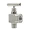 Pic Gauges Needle Valve, 1/2"MxF, Angle, 316SS, 10K psi NV-SS-1/2-HS-90-MXF - alternate 1