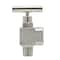 Pic Gauges Needle Valve, 1/2"MxF, Angle, 316SS, 10K psi NV-SS-1/2-HS-90-MXF - alternate 2
