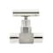 Pic Gauges Needle Valve, 1/4"FxF, Straight, SS, 6K psi NV-SS-1/4-GS-180-FXF - alternate 3