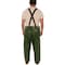 Tingley Rain Bib Overall, Polyurethane, 28 in Inseam, 32 in to 34 in Waist, 12 mil Thickness, Green, S O22008 - alternate 2
