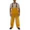 Tingley Rain Bib Overall, Polyurethane, 29 in Inseam, 36 in to 38 in Waist, 0.25 mm Thickness, Gold, M O22047 - alternate 1