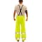 Tingley High Visibility Rain Bib Overall, Polyester/Polyurethane, 30 in Inseam, 40 in to 42 in Waist, L O23122 - alternate 2