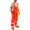 Tingley Arc Flash Hi-Visibility Bib Overall, PVC, 29 in Inseam, 36 in to 38 in Waist, 26 mil Thickness, M O44129 - alternate 2
