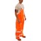 Tingley Hi-Visibility Rain Bib Overall, PVC, 32 in Inseam, 56 in to 58 in Waist, 14 mil Thickness, Orange O53129 - alternate 5