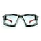 Radians Obliterator IQ, Safety Glasses, IQuity Anti-Fog & Anti-Scratch, Clear IQ Lens, Black / Red Frame OBL1-13 - alternate 7