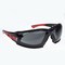 Radians Obliterator IQ, Safety Glasses, IQuity Anti-Fog & Anti-Scratch, Smoke IQ Lens, Black / Red Frame OBL1-23 - alternate 3