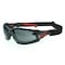 Radians Obliterator IQ, Safety Glasses, IQuity Anti-Fog & Anti-Scratch, Smoke IQ Lens, Black / Red Frame OBL1-23 - alternate 4