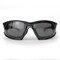 Radians Obliterator IQ, Safety Glasses, IQuity Anti-Fog & Anti-Scratch, Smoke IQ Lens, Black / Red Frame OBL1-23 - alternate 2