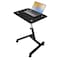 Seville Classics Adjustable-Height Computer Stand, 15 3/4 in D X 20.47 to 33.07 in H, 23.62 in W X Black OFF65934B - alternate 1