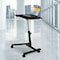 Seville Classics Adjustable-Height Computer Stand, 15 3/4 in D X 20.47 to 33.07 in H, 23.62 in W X Black OFF65934B - alternate 2