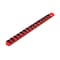 Tekton 1/4 Inch Drive x 13 Inch Socket Rail, 15 Clips (Red) OSR02115 - alternate 1