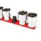 Tekton 3/4 Inch Drive x 18 Inch Socket Rail, 10 Clips (Red) OSR33110 - alternate 2