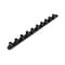 Tekton 3/4 Inch Drive x 18 Inch Socket Rail, 10 Clips (Black) OSR33210 - alternate 1