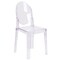 Flash Furniture Contemporary Ghost Chair, Transparent Crystal Seat, 15.75 W 20-1/4" L 35 H OW-GHOSTBACK-18-GG - alternate 5