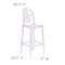 Flash Furniture Revna Ghost Barstool with Oval Back in Revna Transparent Crystal OW-GHOSTBACK-29-GG - alternate 3