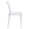 Flash Furniture Contemporary Ghost Chair, 15-3/4 in W 19-1/2" L 32-1/2" H OW-SQUAREBACK-18-GG - alternate 10