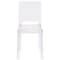 Flash Furniture Contemporary Ghost Chair, 15-3/4 in W 19-1/2" L 32-1/2" H OW-SQUAREBACK-18-GG - alternate 9