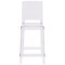 Flash Furniture Square Back Ghost Stool OW-SQUAREBACK-24-GG - alternate 9