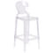 Flash Furniture Ghost Barstool, Tear Back OW-TEARBACK-29-GG - alternate 3