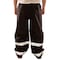 Tingley High Visibility Rain Pants, Polyurethane, 32 in Inseam, Drawstring Closure, Black, Size 2XL P24123-2X - alternate 4