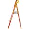 Werner 8 ft Fiberglass Platform Stepladder, 300 lb Capacity PD6205 - alternate 5