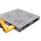 Zoro Select High Density Virgin Polyethylene Pallet, 47 1/4 in L, 47 1/4 in W, 6 in H, 2,200 lb Dynamic PLPG-4848 - alternate 4