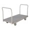 Vestil Plastic Platform Truck 2 Handles 2000 lb 4 Polyurethane Casters PPT-2-42 - alternate 2