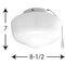 Progress Lighting Fan Light Kit, One-Light P2601-30WB - alternate 5