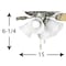 Progress Lighting Fan Light Kit, Four-Light P2610-09WB - alternate 3