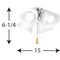 Progress Lighting Fan Light Kit, Four-Light P2610-15WB - alternate 4