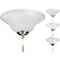 Progress Lighting Fan Light Kit, Three-Light P2628-01WB - alternate 1