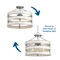 Progress Lighting Gulliver Semi-Flush/Convertible P350049-141 - alternate 4
