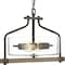 Progress Lighting Barnes Mill Three-Light Semi-Flush P350059-020 - alternate 2