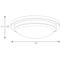Progress Lighting Apogee LED Flush Mount P350070-009-30 - alternate 3
