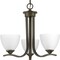 Progress Lighting Laird Three-Light Chandelier P400062-020 - alternate 1