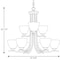 Progress Lighting Laird Nine-Light Chandelier P400064-009 - alternate 5