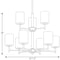 Progress Lighting Replay Nine-Light Chandelier P4726-09 - alternate 4