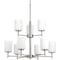 Progress Lighting Replay Nine-Light Chandelier P4726-09 - alternate 1