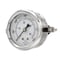 Pic Gauges Gauge, 2.5", 0/600psi, 1/4"CBM, LF, w/U-Clamp, 2 1/2 in Dial, 1/4 in NPT Male Center Back Location PRO-203L-254K - alternate 1