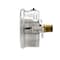 Pic Gauges 2 1/2 in Dial, 1/4 in NPT Male Center Back Location, Stainless Steel Case Material PRO-203L-254T - alternate 4