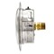 Pic Gauges Gauge, 2.5", 0/300psi, 1/4"CBM, Frt Flange, 2 1/2 in Dial, 1/4 in NPT Male Center Back Location PRO-204L-254H - alternate 3