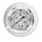 Pic Gauges Gauge, 2.5", 0/600psi, 1/4"CBM, Frt Flange, 2 1/2 in Dial, 1/4 in NPT Male Center Back Location PRO-204L-254K - alternate 3