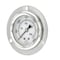 Pic Gauges Gauge, 2.5", 0/3000psi, 1/4"CBM, Frt Flange, 2 1/2 in Dial, 1/4 in NPT Male Center Back Location PRO-204L-254P - alternate 1