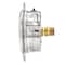 Pic Gauges 2 1/2 in Dial, 1/4 in NPT Male Center Back Location, Stainless Steel Case Material PRO-204L-254Q - alternate 3