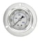 Pic Gauges Gauge, 2.5", 0/6000psi, 1/4"CBM, Frt Flange, 2 1/2 in Dial, 1/4 in NPT Male Center Back Location PRO-204L-254S - alternate 2