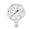 Pic Gauges Industrial Pressure Gauge, 0 to 20,000 psi, 2 1/2 in Dial, 1/4 in NPT, Bottom Location PRO-301L-254W-01 - alternate 1