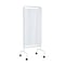R&B Wire Products Three Panel Mobile Privacy Screen with White Vinyl Panels PSS-3C - alternate 2