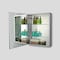 Ketcham 16" x 30" Surface Mounted/Recessed Beveled Edge Medicine Cabinet AL-1630BV